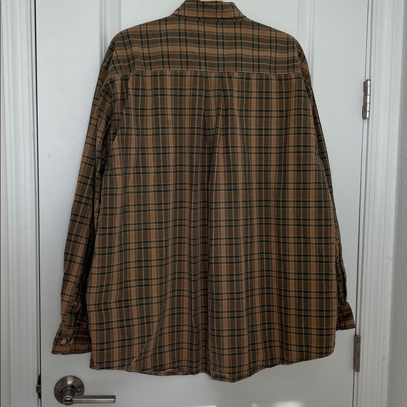 Vintage 90s Carhartt Plaid Long Sleeve Button Up Shirt Size XL - Picture 3 of 13